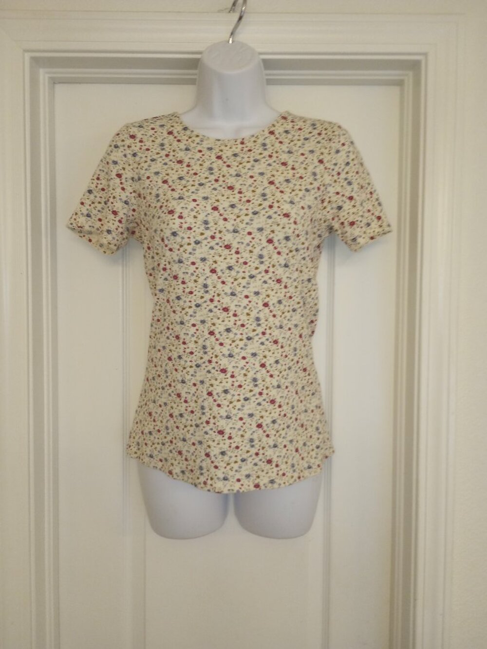Sezane Reversible Floral T Shirt Top - Picture 9 of 13